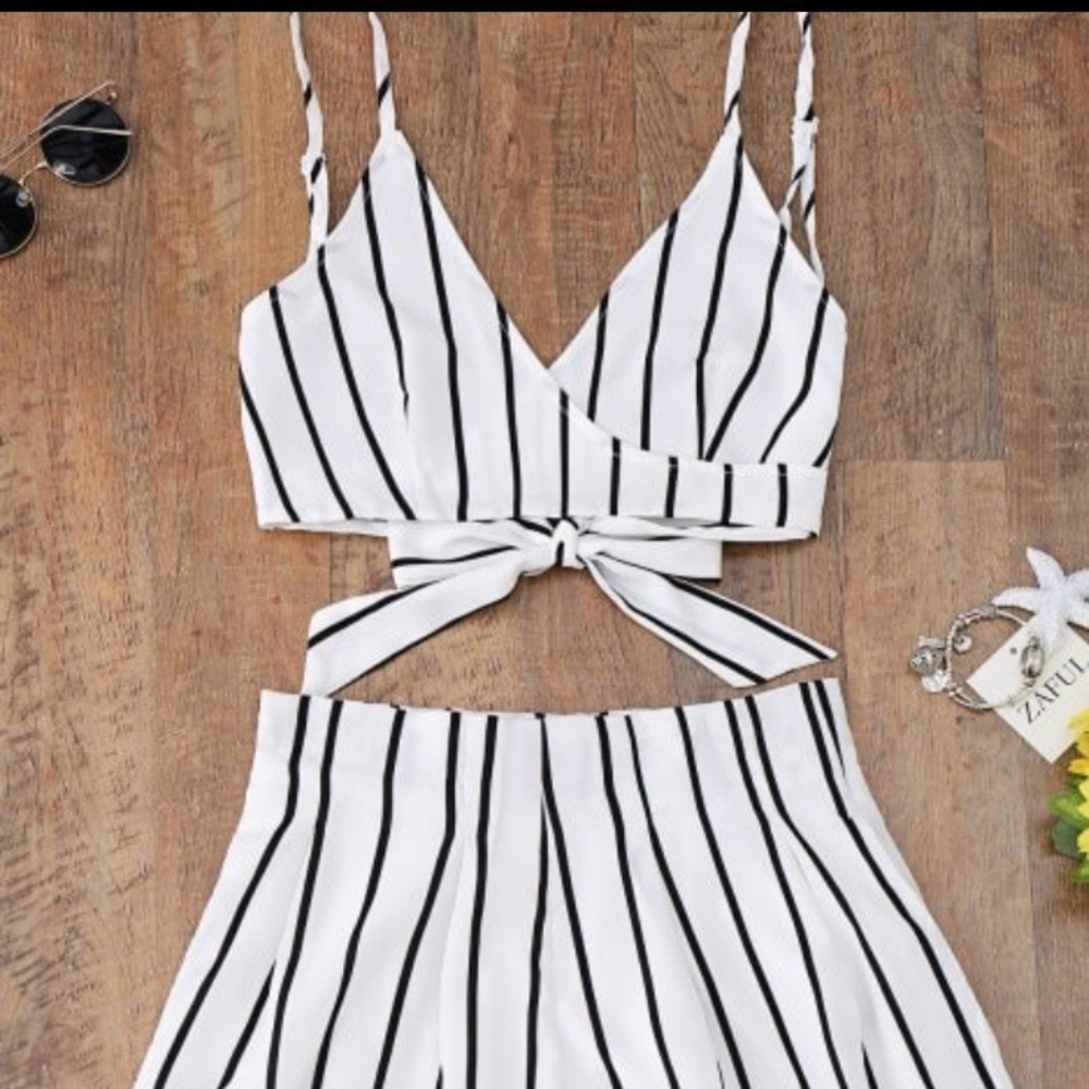 Black and White Two Piece